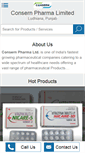 Mobile Screenshot of consernpharma.com